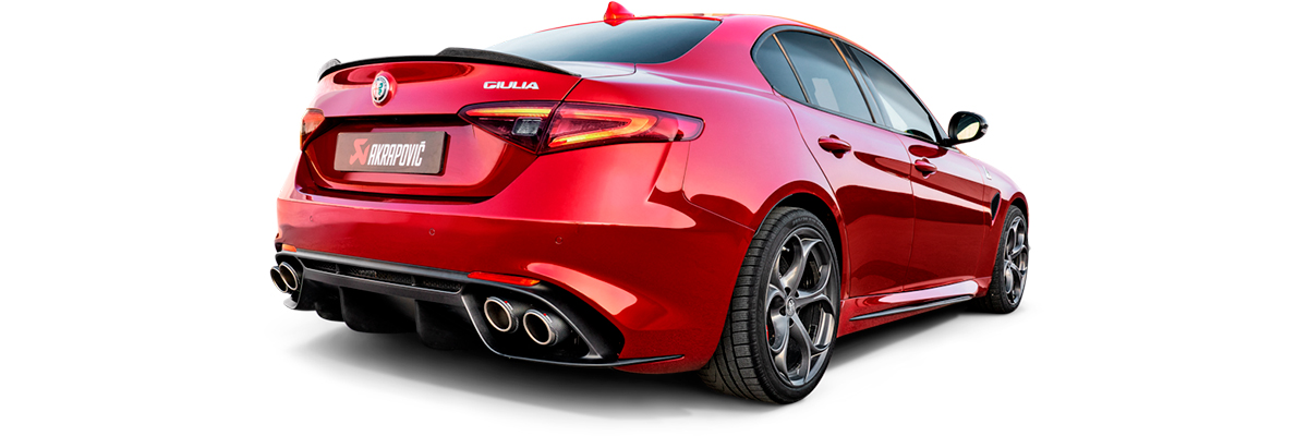 Выхлопные системы Akrapovic Alfa Romeo Giulia Quadrifoglio 952