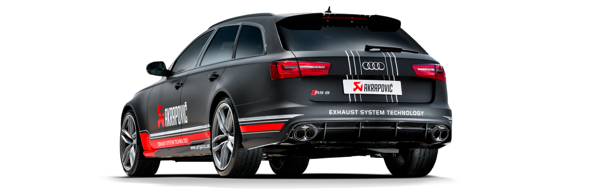 Выхлопные системы Akrapovic Audi RS6 С7 2018 2017 2016 2015
