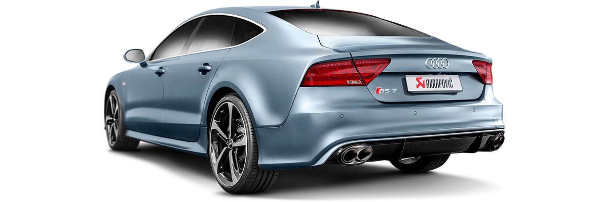 Выхлопные системы Akrapovic Audi RS7 С7 2018 2017 2016 2015