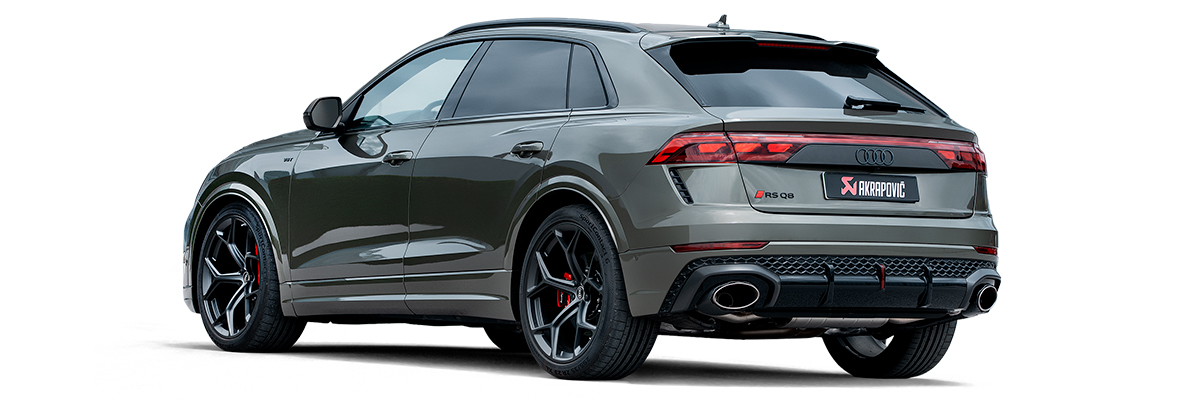 Выхлопные системы Akrapovic Audi RSQ8 4M рестайлинг 2026 2025 2024