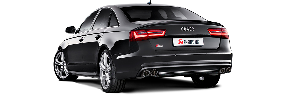 Выхлопные системы Akrapovic Audi S6 С7 2018 2017 2016 2015