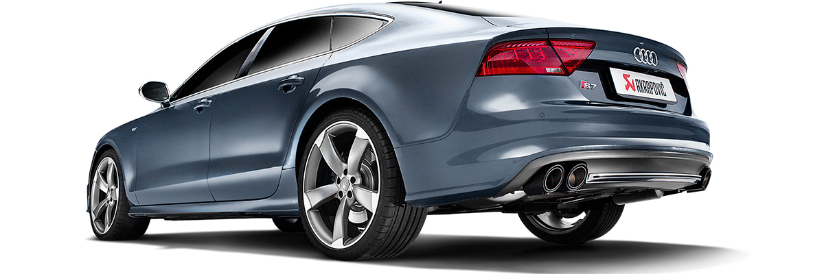 Выхлопные системы Akrapovic Audi S7 С7 2018 2017 2016 2015