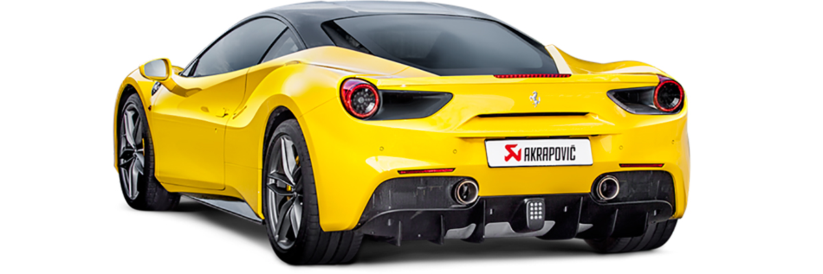 Выхлопные системы Akrapovic Ferrari 488 GTB / Spider